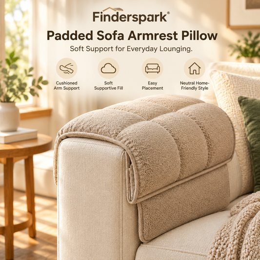 Finderspark® Padded Sofa Armrest Pillow